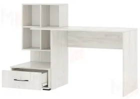 Компьютерный стол ПКС-10 Дуб Крафт белый