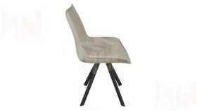 Стул Фэнди К2 Черный муар, Велюр Confetti Smoke