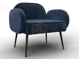 Кресло Лига-086 ( велюр TOWER 13 синий )