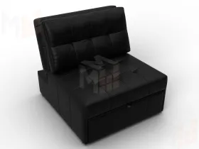 Кресло-кровать Лига-107 (80) ( GRIFON 18 черный )