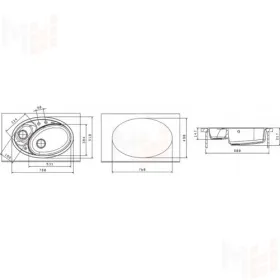 Мойка Florentina СЕЛЕНА 780
