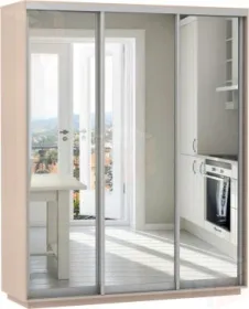 Шкаф-купе Экспенс трио 1800 (выс. 2200)