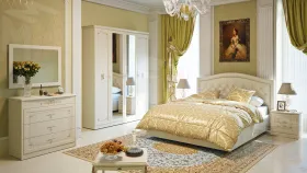 Кровать Адель с мягкой спинкой СМ-300.01.11(1)