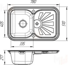 Мойка Крит-780