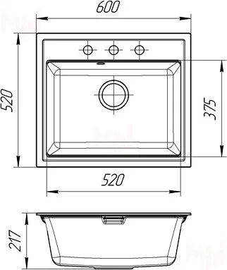 Мойка Липси 600