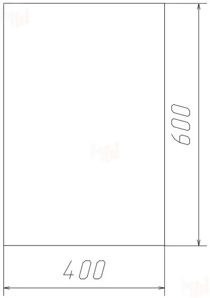 Зеркало Домино Классика 01 400*600