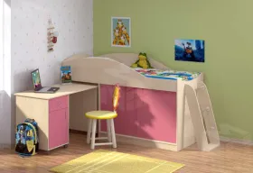 Кровать чердак Дюймовочка 3