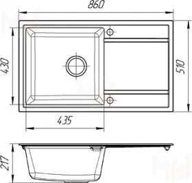 Мойка Липси 860