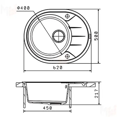 Мойка Родос 620