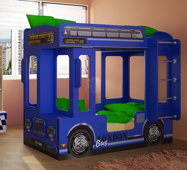 Кровать двухъярусная Автобус Лондон