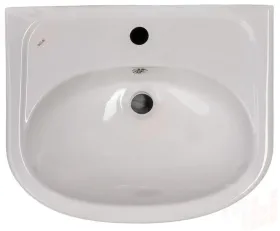 Тумба под умывальник Домино Уют 50 Волна без ящика Айсберг