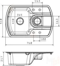 Мойка Нире 760К