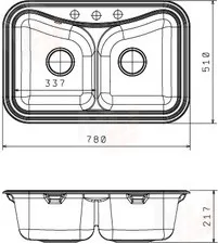 Мойка Крит-780А