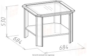 Стол журнальный Sherlock 16