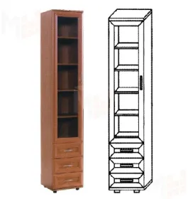 Шкаф-пенал для книг № 112