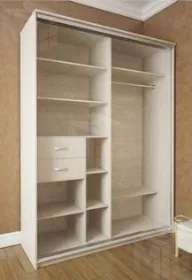 Шкаф-купе Премиум (стекло лакобель с печатью) 2,0 м (вариант 3)