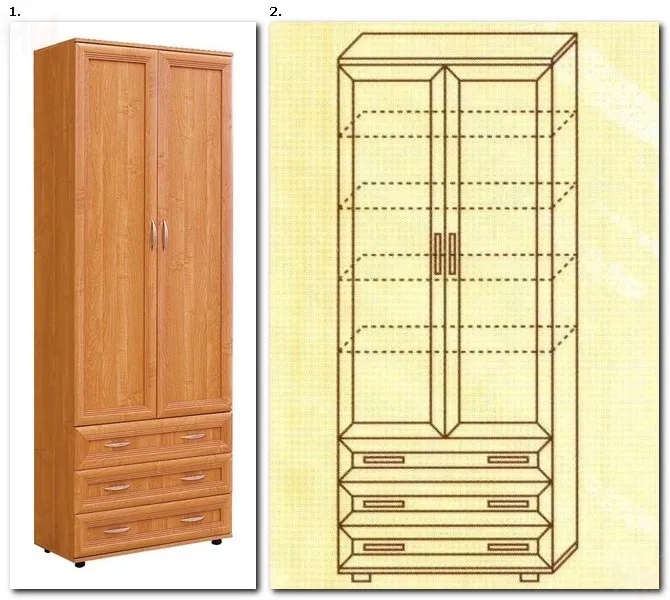 Шкаф для белья № 106