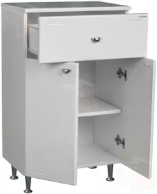 Комод Домино 50 Классик с верхним ящиком В1 Айсберг