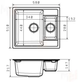 Мойка Липси-580К
