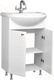 Тумба под умывальник Домино "Уют 50 Классик" без ящика Айсберг