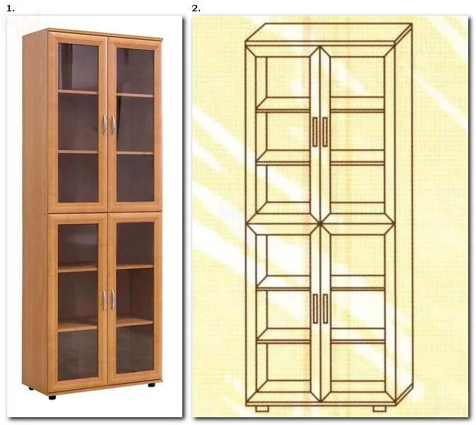 Шкаф для книг № 107