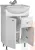 Тумба под умывальник Домино "Уют 55 Классик" с верхним ящиком В1 Айсберг