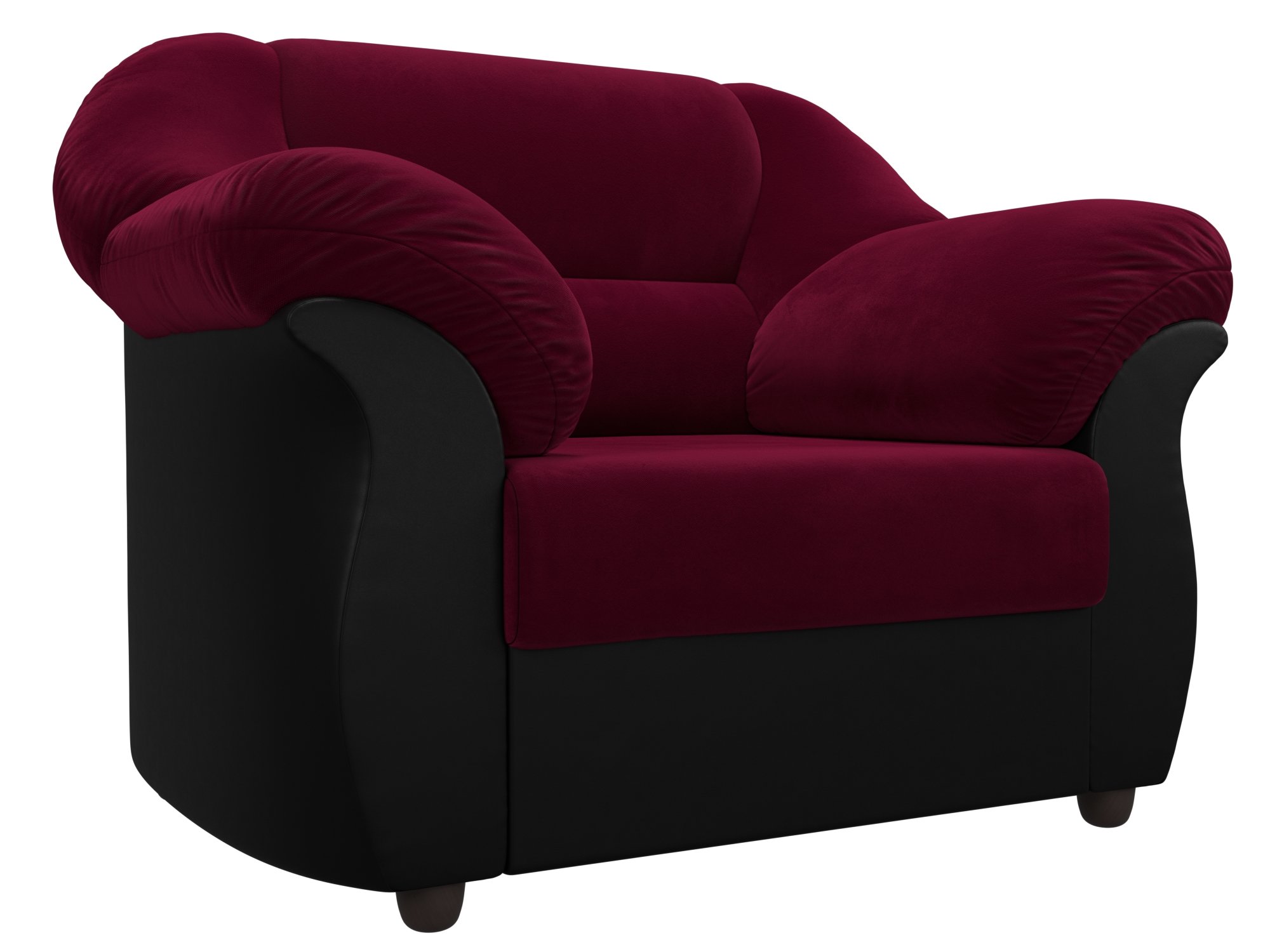 Кресло Карнелла (Бордовый\Черный)