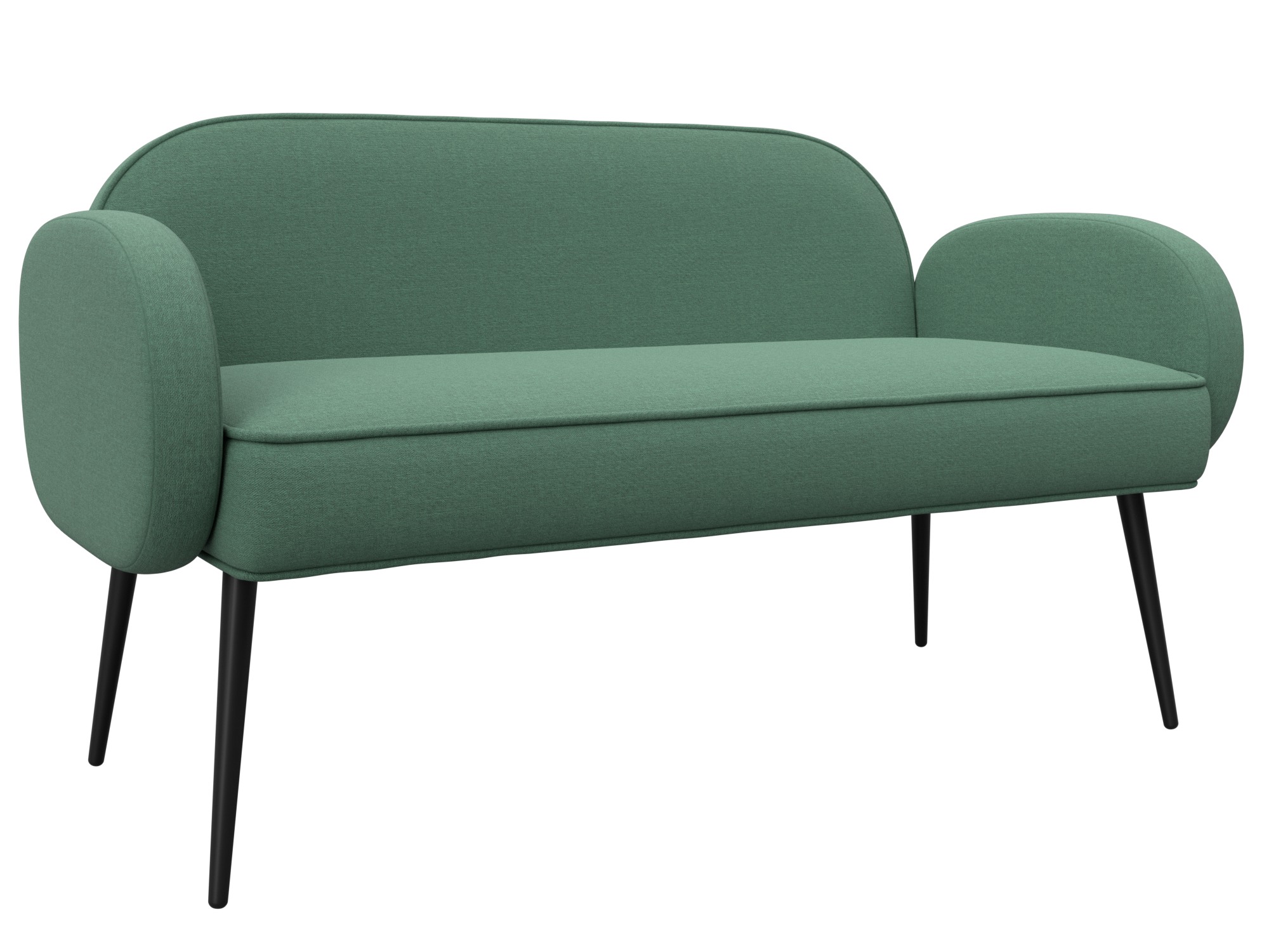 Диван прямой Лига-086 ( Амур 11 зеленый )