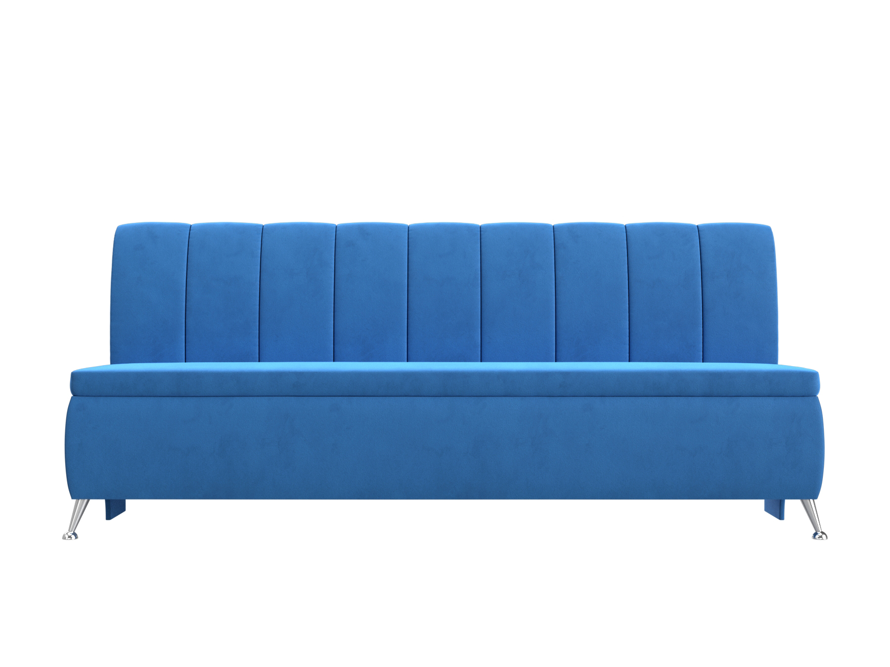 Кухонный прямой диван Кантри (Голубой)
