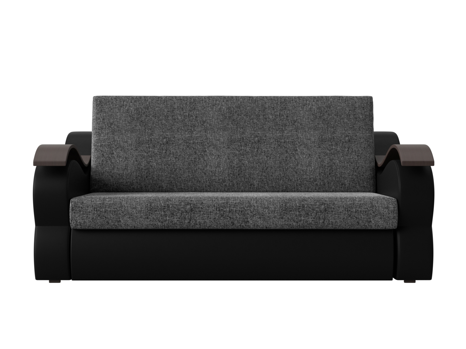 Прямой диван Меркурий 100 (Серый\Черный)