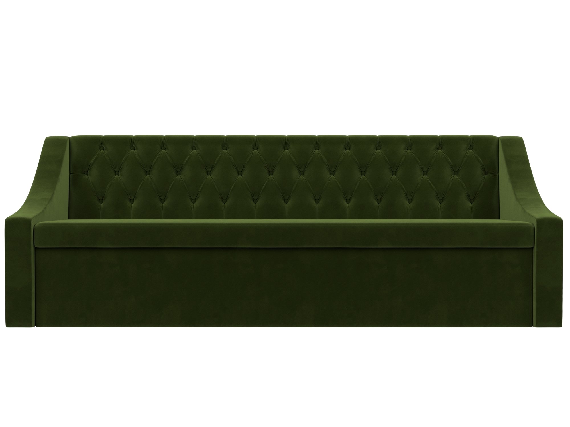 Кухонный прямой диван Мерлин (Зеленый)