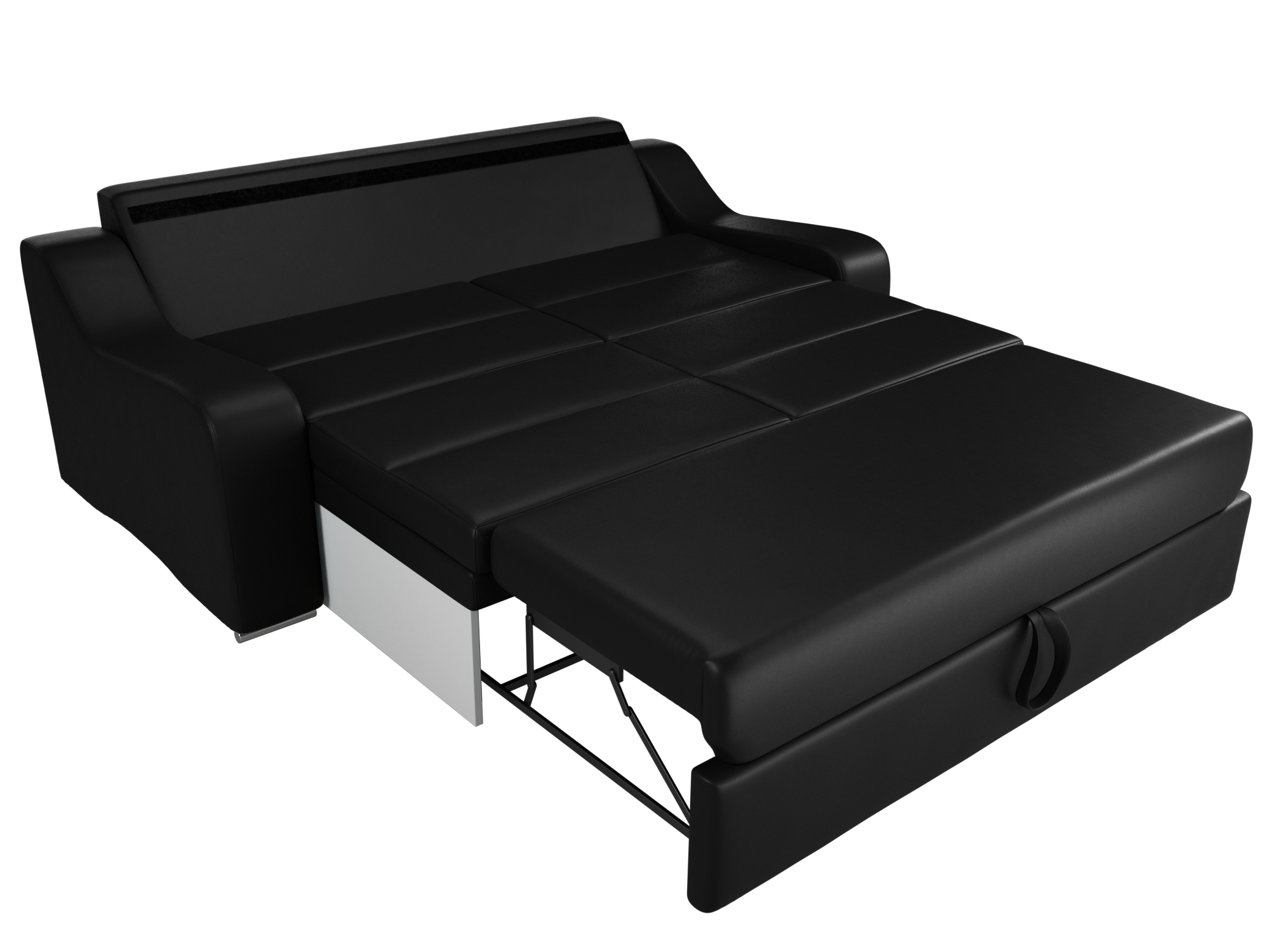 Прямой диван Медиус (Черный)