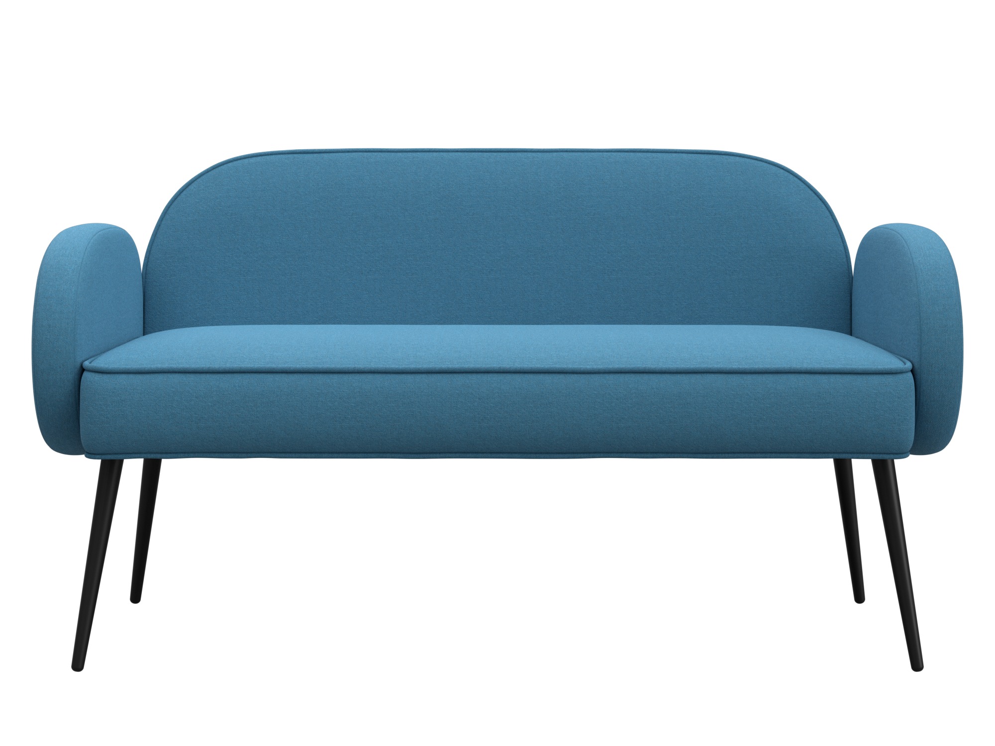 Диван прямой Лига-086 ( Амур 10 голубой )