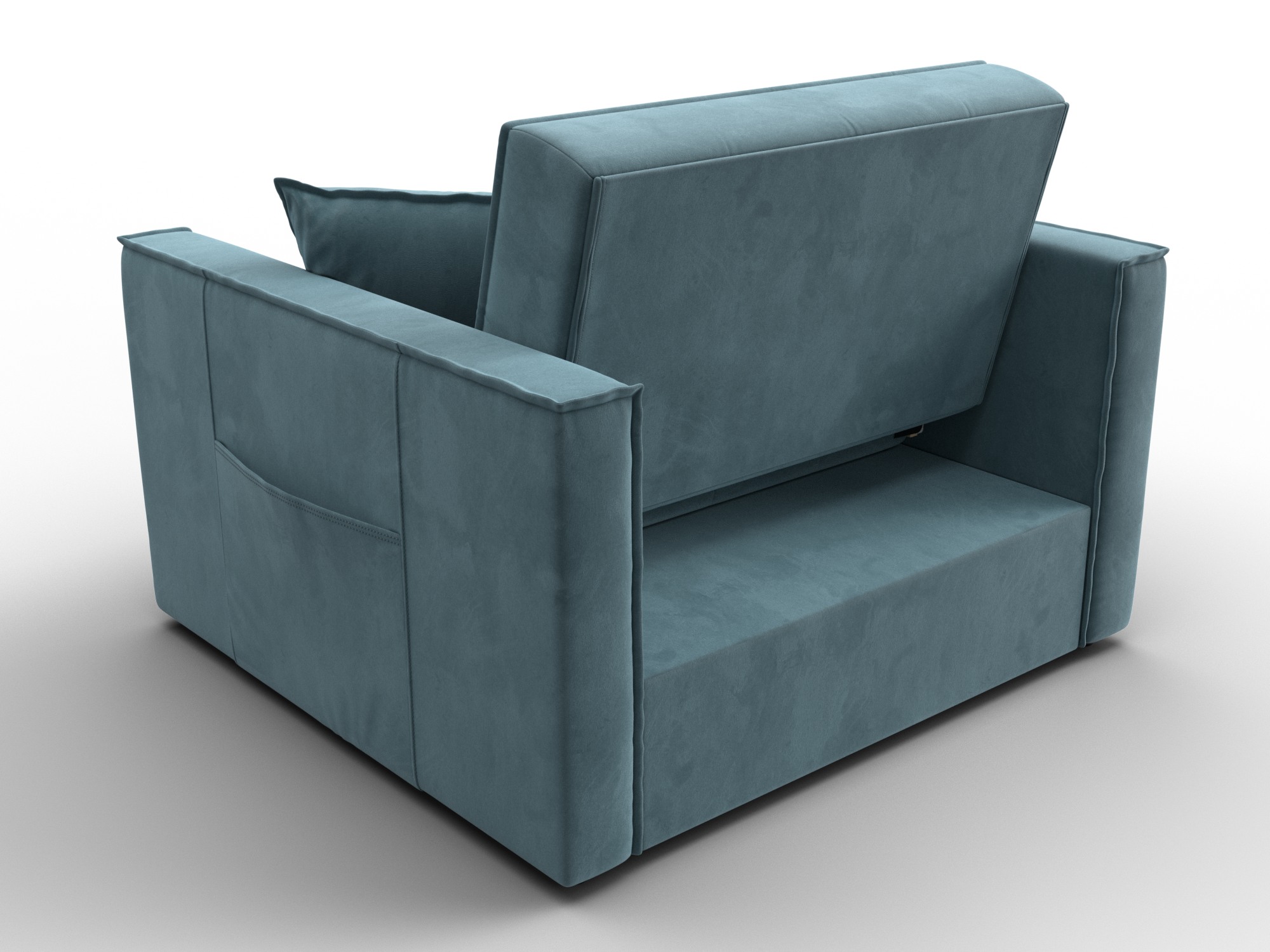 Кресло-кровать Лига-104 (80) ( SEVEN 113 бирюзовый )