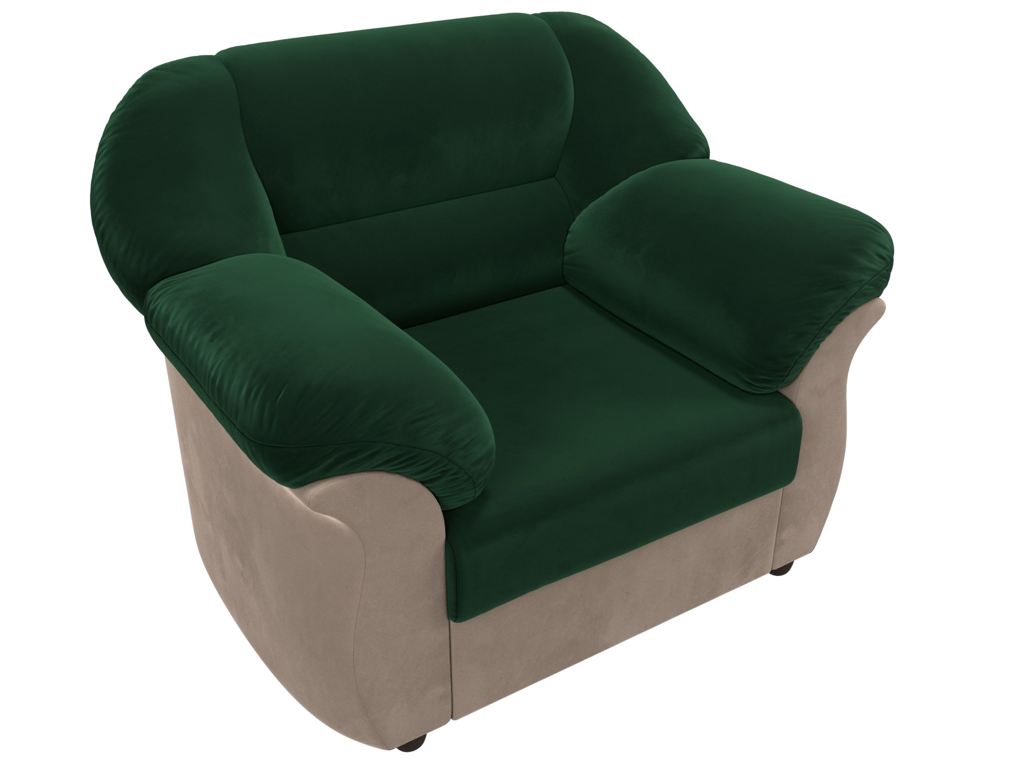 Кресло Карнелла (Зеленый\Бежевый)