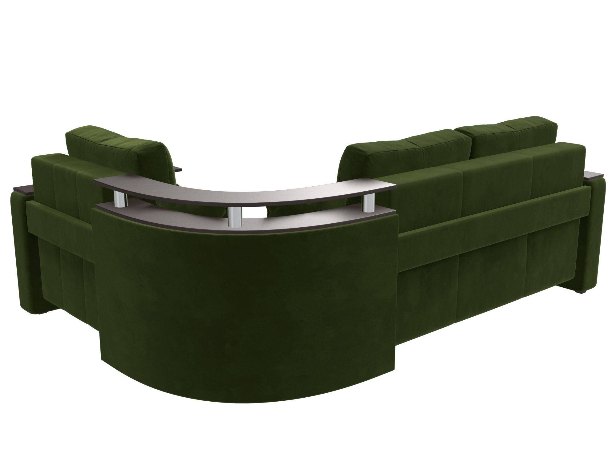 Угловой диван Комфорт правый угол (Зеленый)