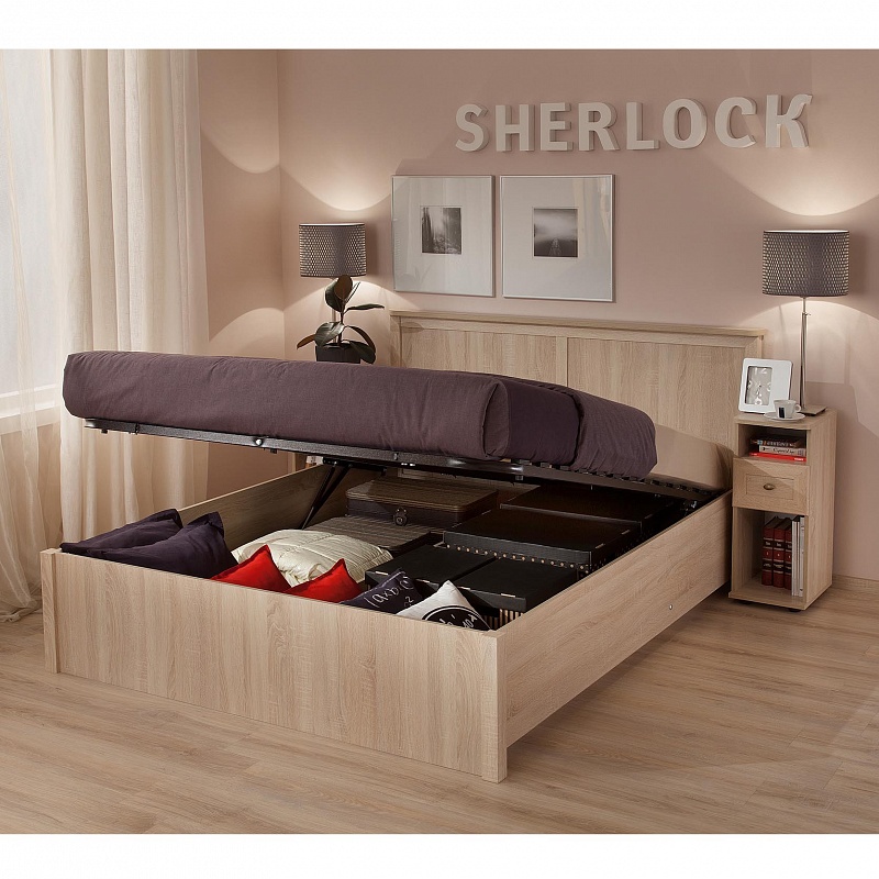 Кровать с подъемным механизмом Sherlock 43.2 (1400) 
