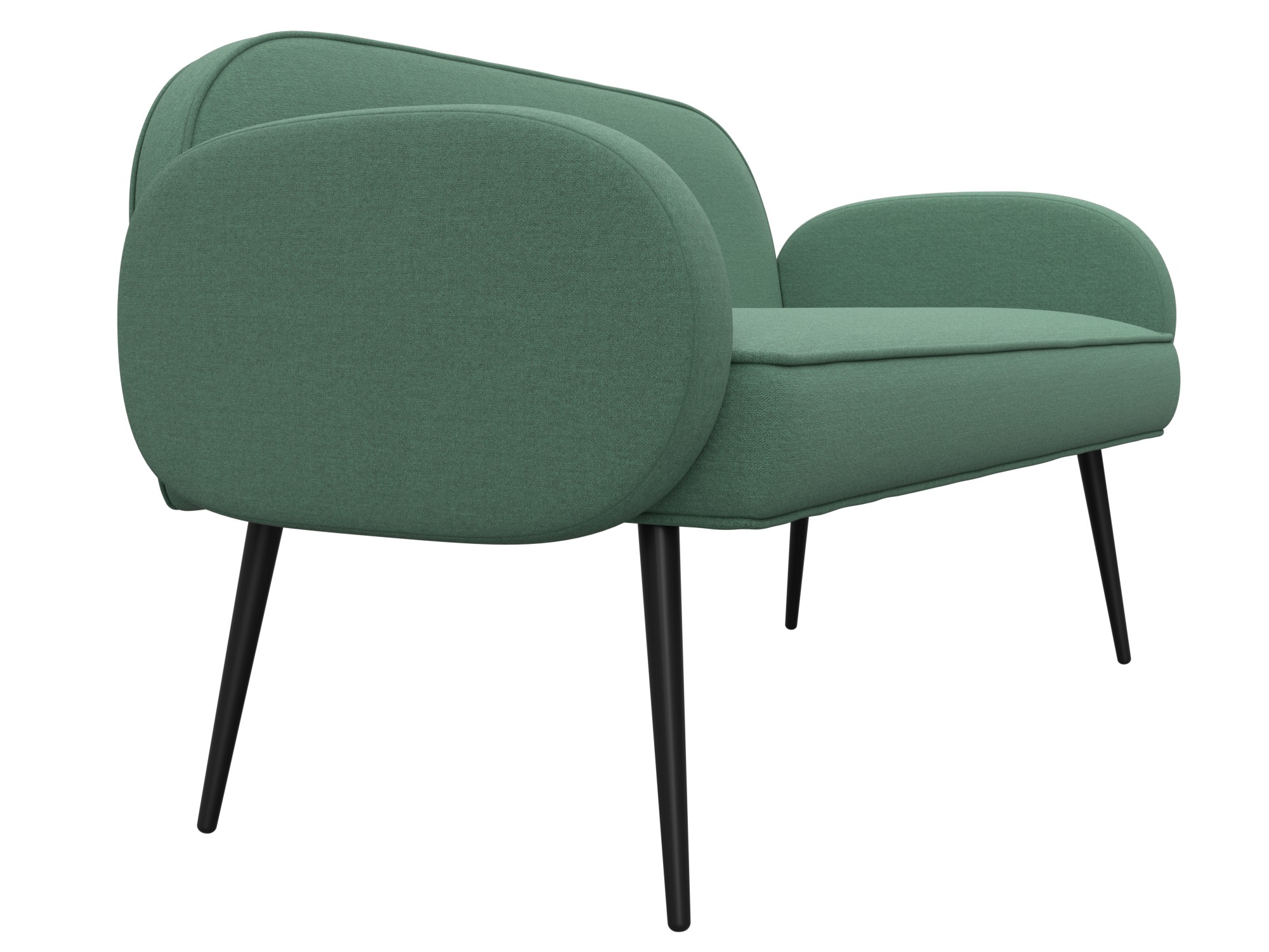 Диван прямой Лига-086 ( Амур 11 зеленый )