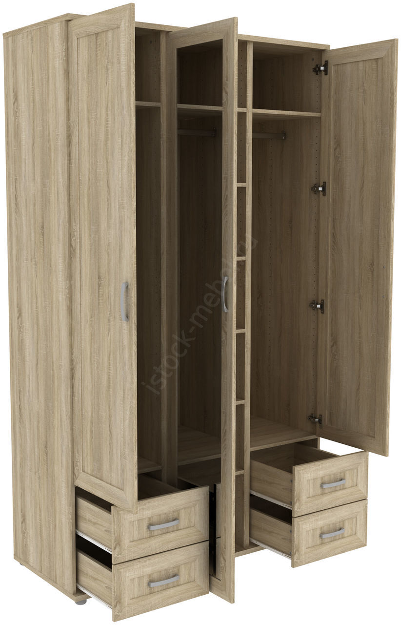 Шкаф для одежды с 1 зеркалом ГАРУН-К 513.10