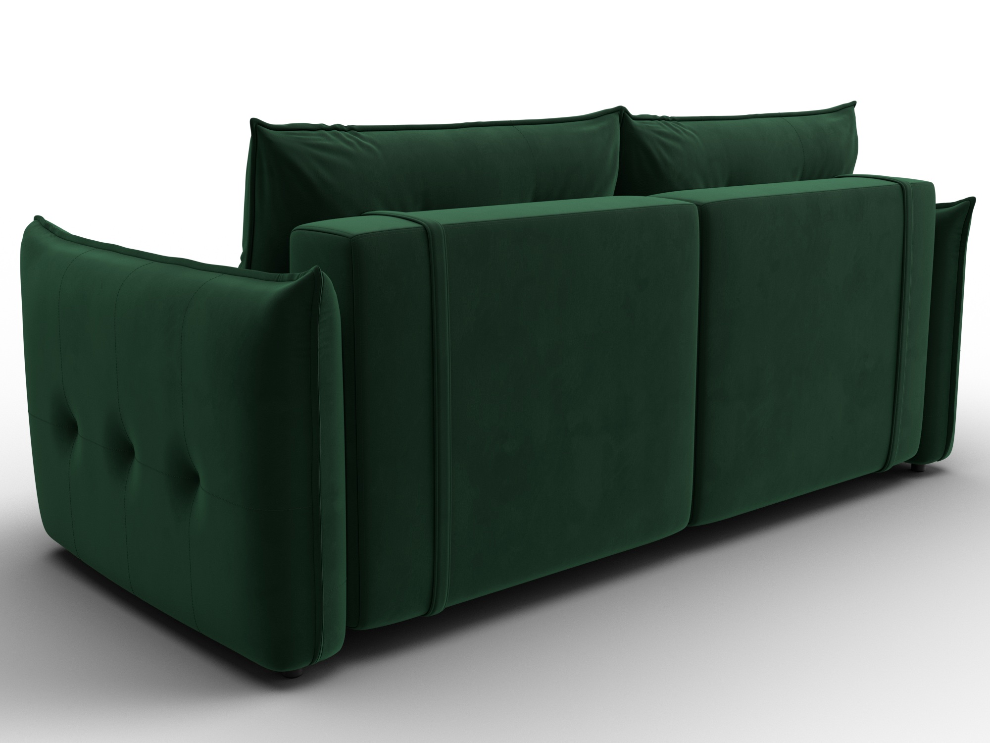 Диван прямой Лига-100 НПБ ( SEVEN 626 зеленый )