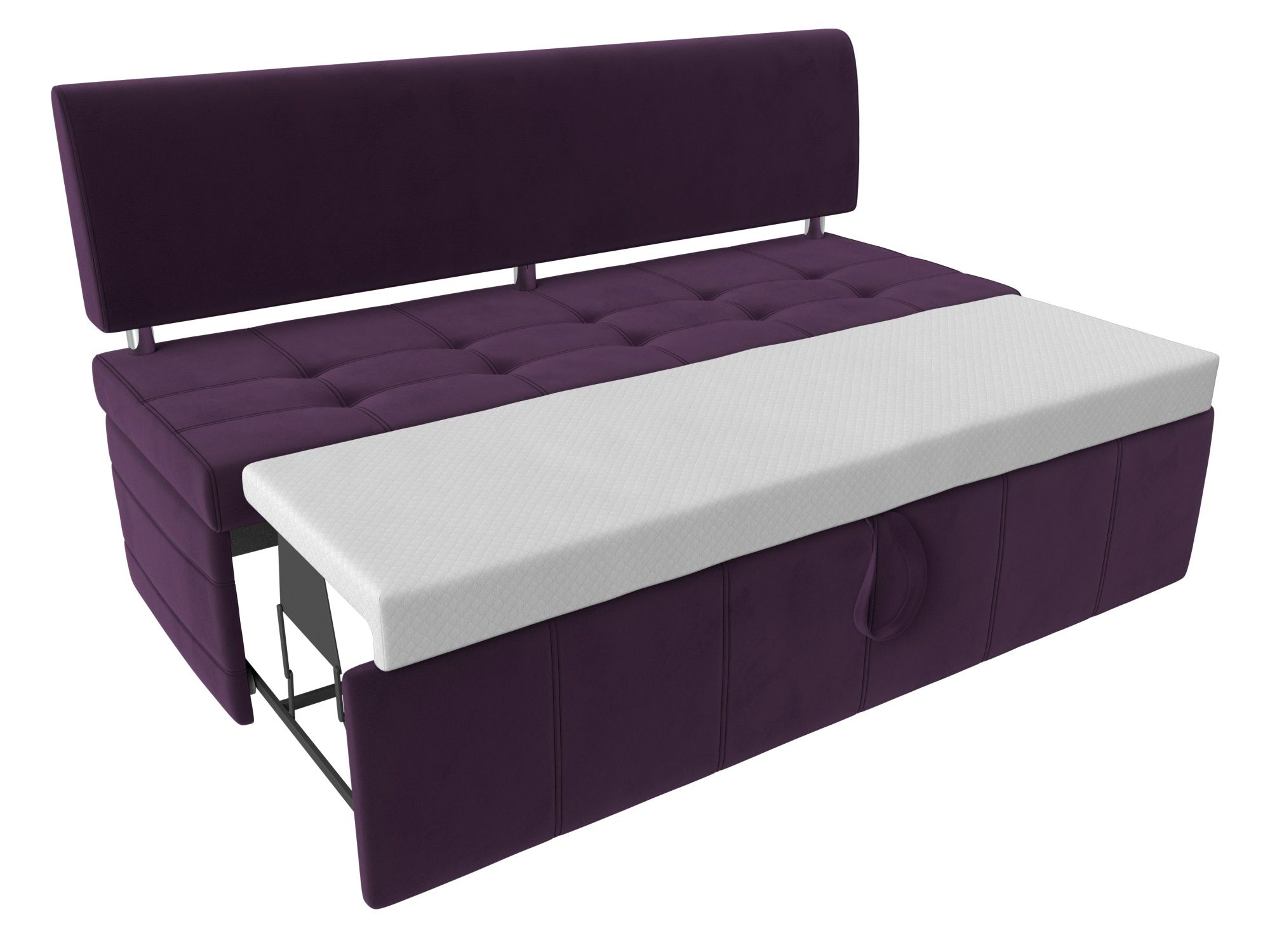 Кухонный прямой диван Стоун (Фиолетовый)