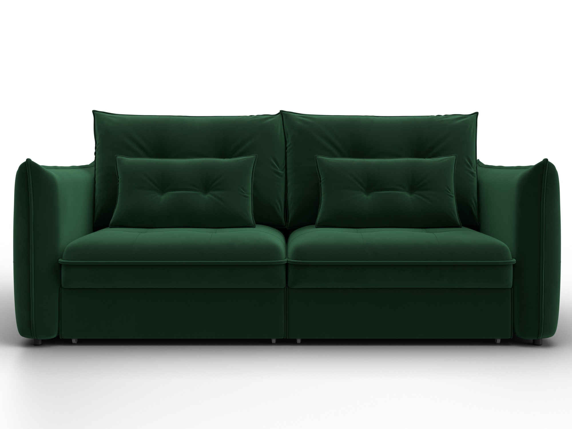 Диван прямой Лига-100 НПБ ( SEVEN 626 зеленый )