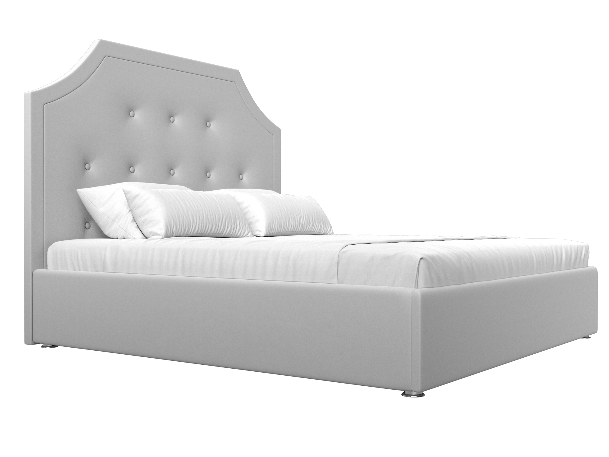 Интерьерная кровать Кантри 160 (Белый)
