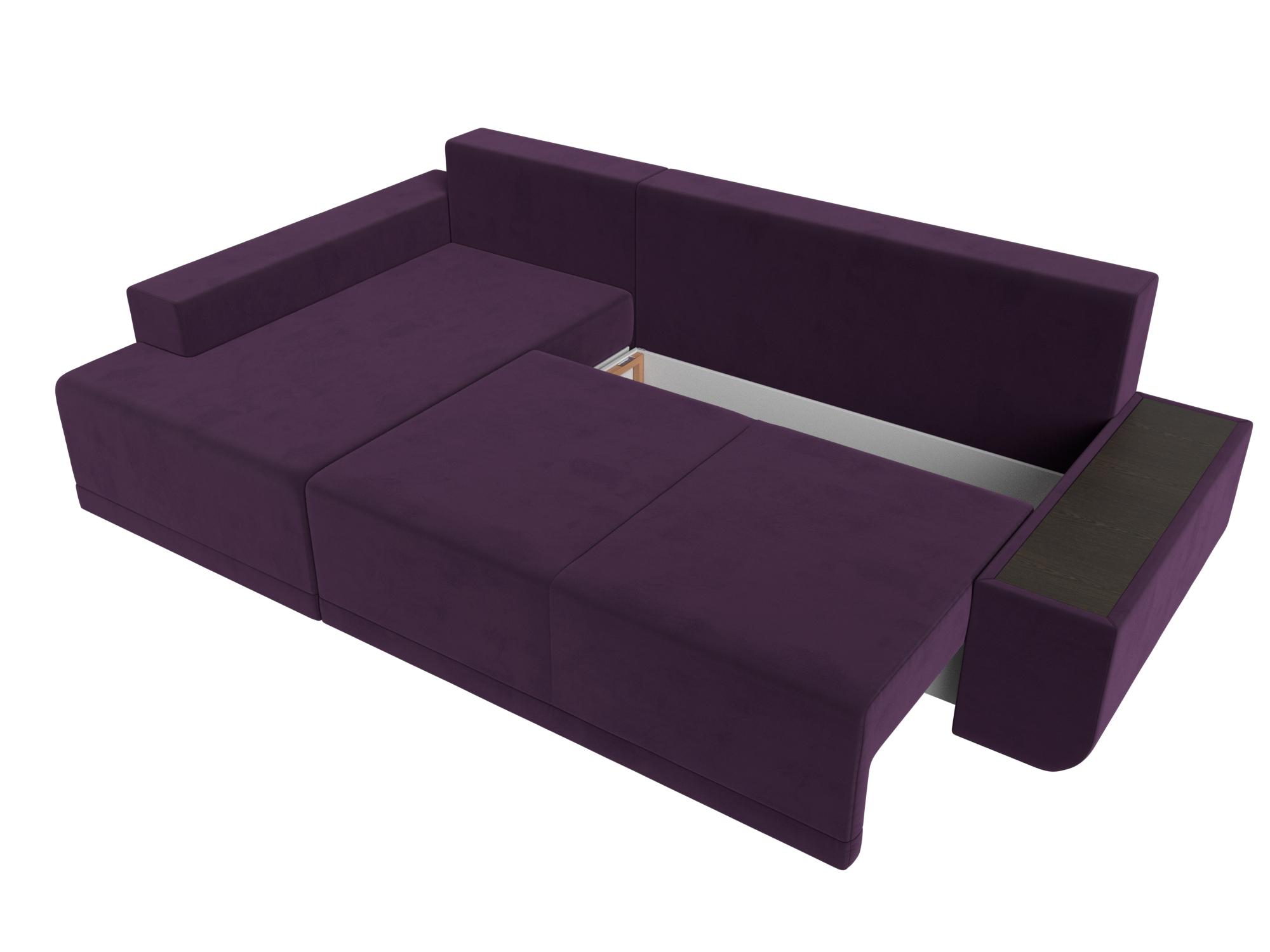 Угловой диван Чикаго левый угол (Фиолетовый)