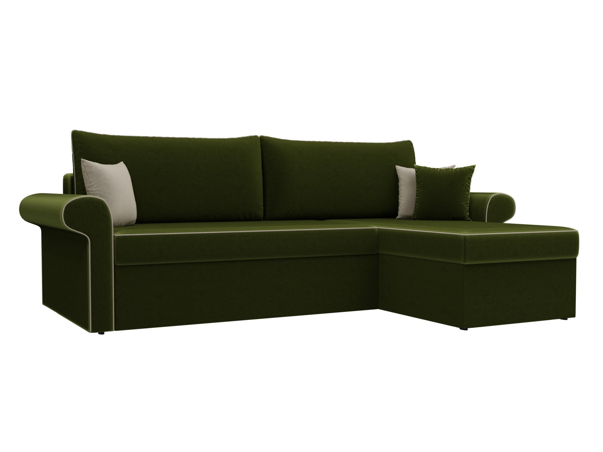 Угловой диван Милфорд (Зеленый)