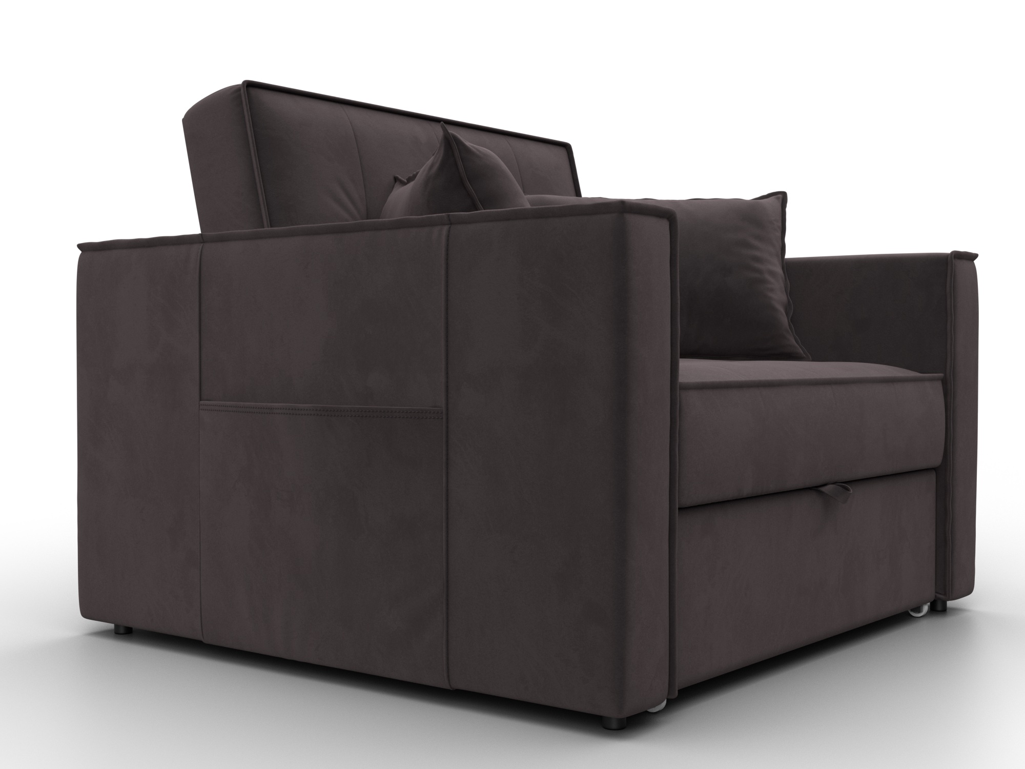 Кресло-кровать Лига-104 (80) ( SEVEN 727 коричневый )