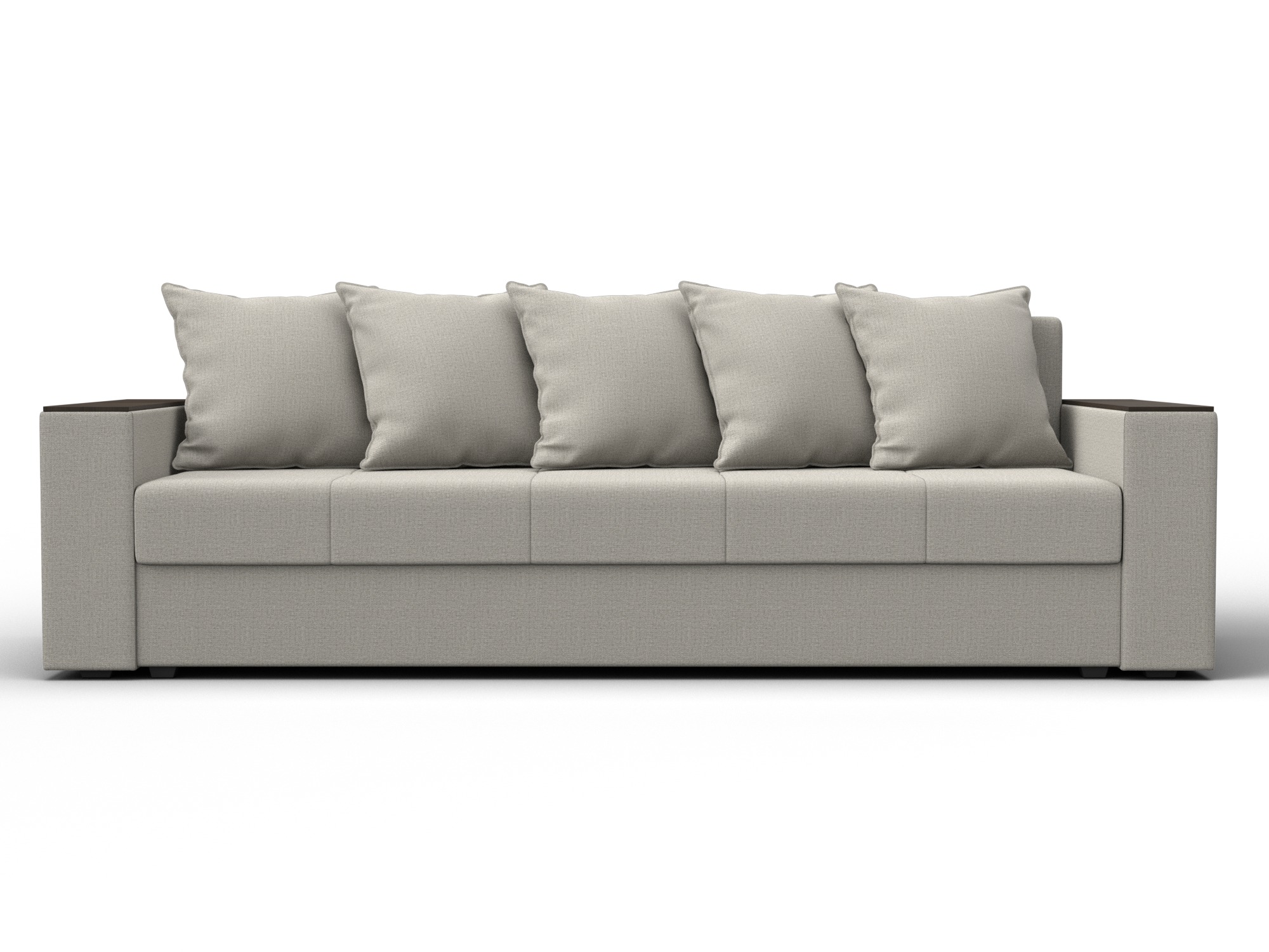 Диван прямой Дубай Лайт ( Амур 02 бежевый )