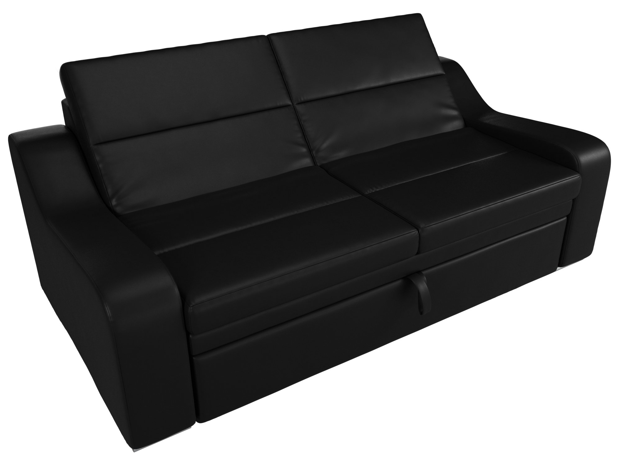 Прямой диван Медиус (Черный)