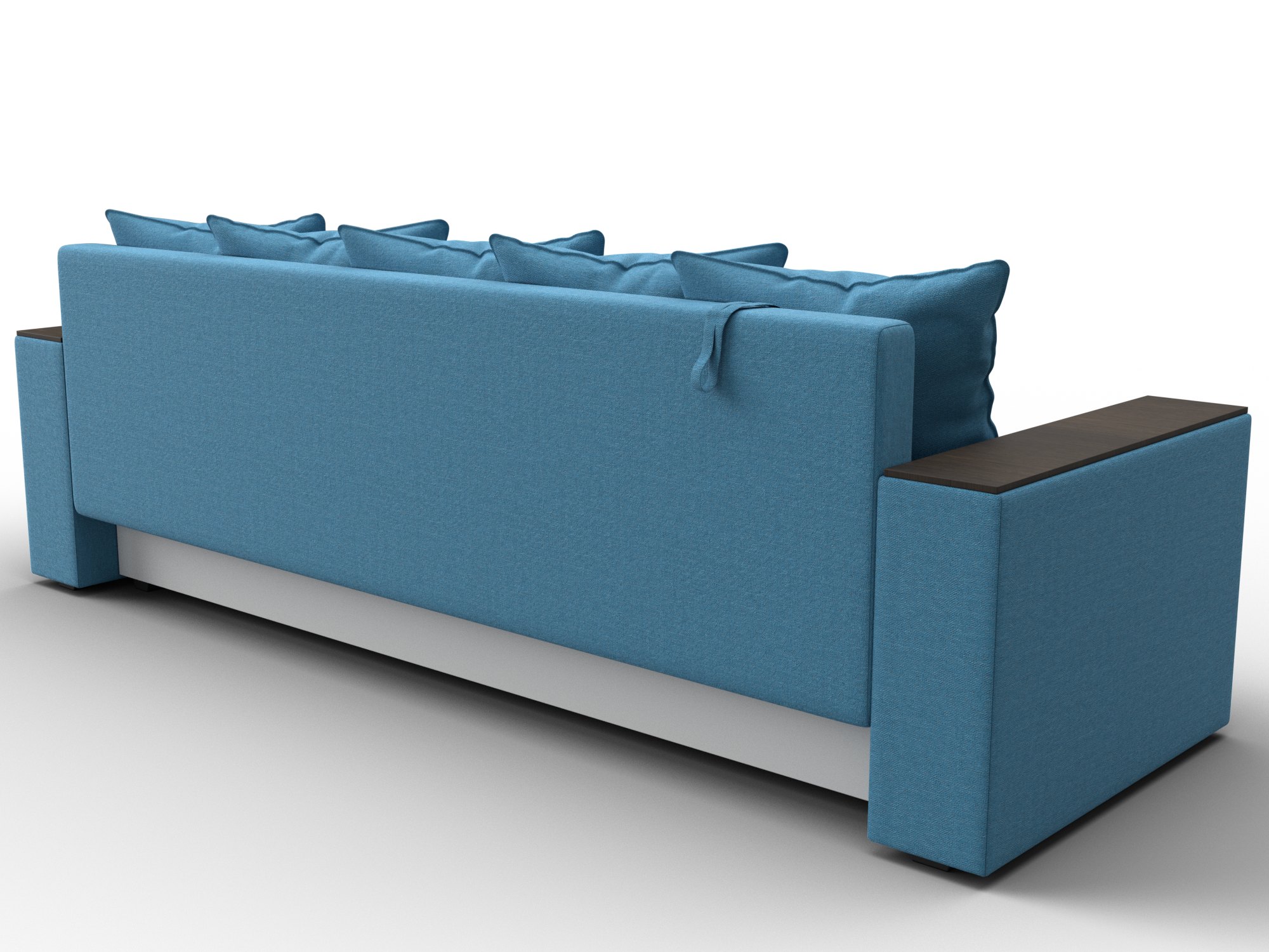 Диван прямой Дубай Лайт ( Амур 10 голубой )