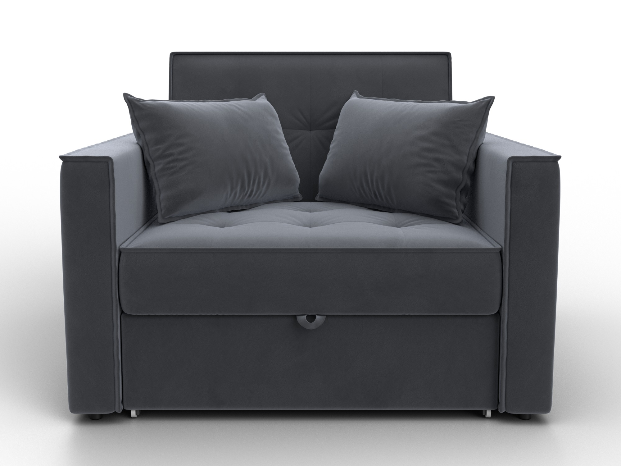 Кресло-кровать Лига-104 (80) ( SEVEN 17 серый )